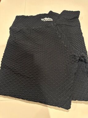 Booty by Brabants Black Textured Leggings